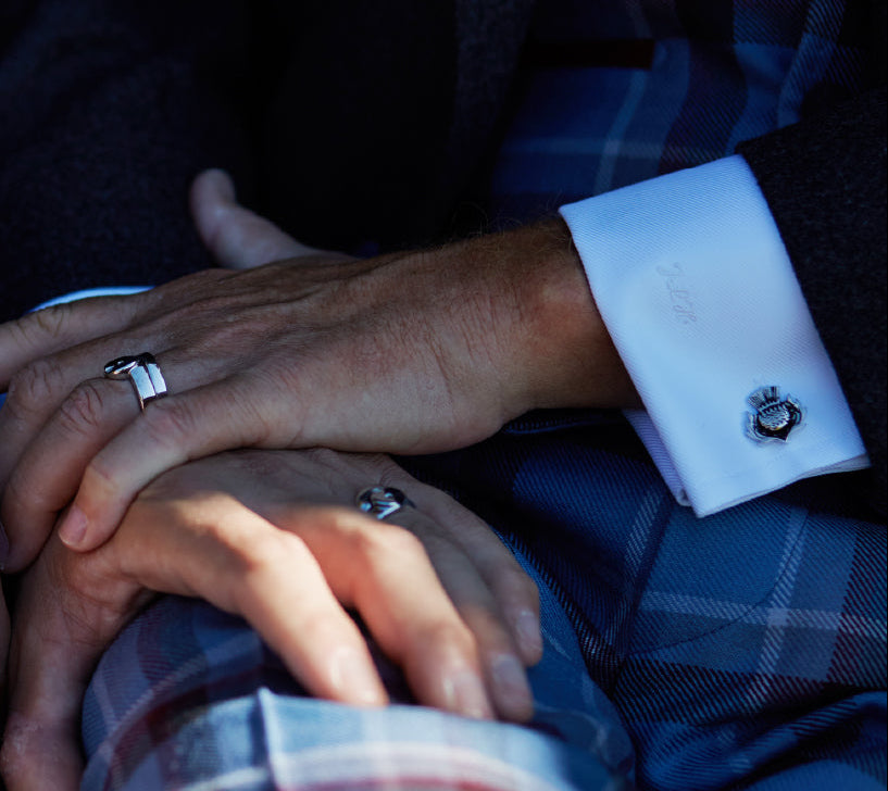 personalised embroidery on a tailored mens suit