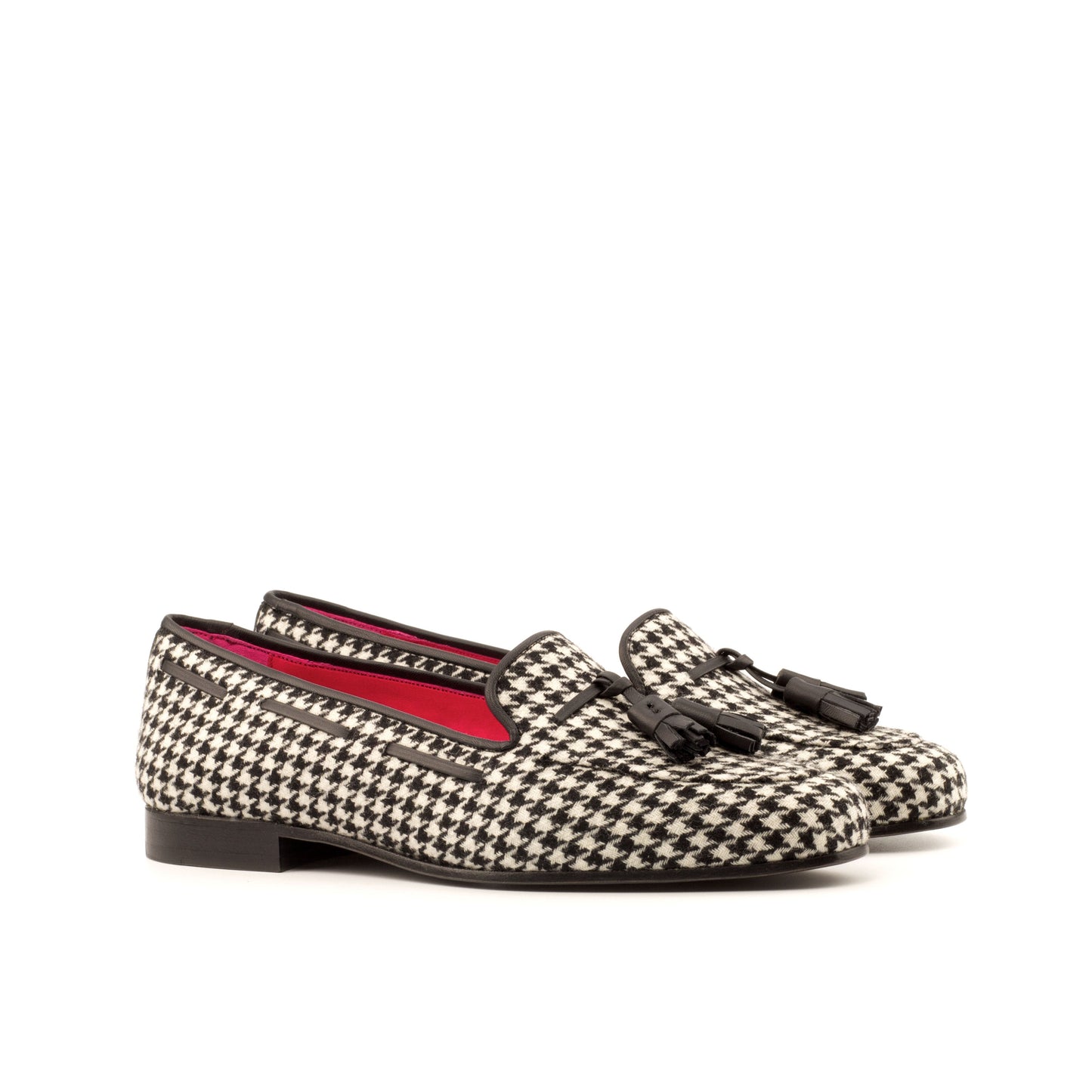 
                  
                    Houndstooth Black & White Audrey Slipper
                  
                
