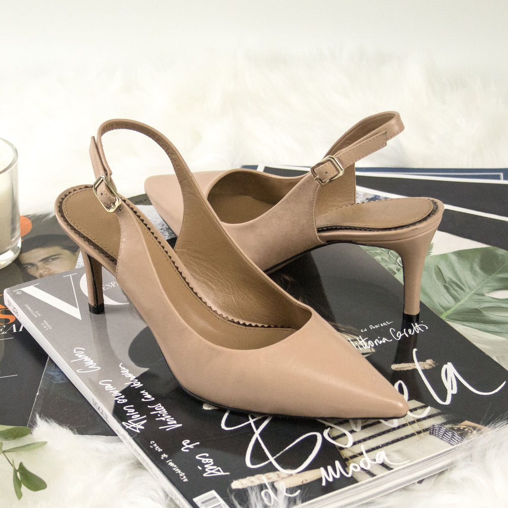 
                  
                    Bolgna Beige Heels
                  
                