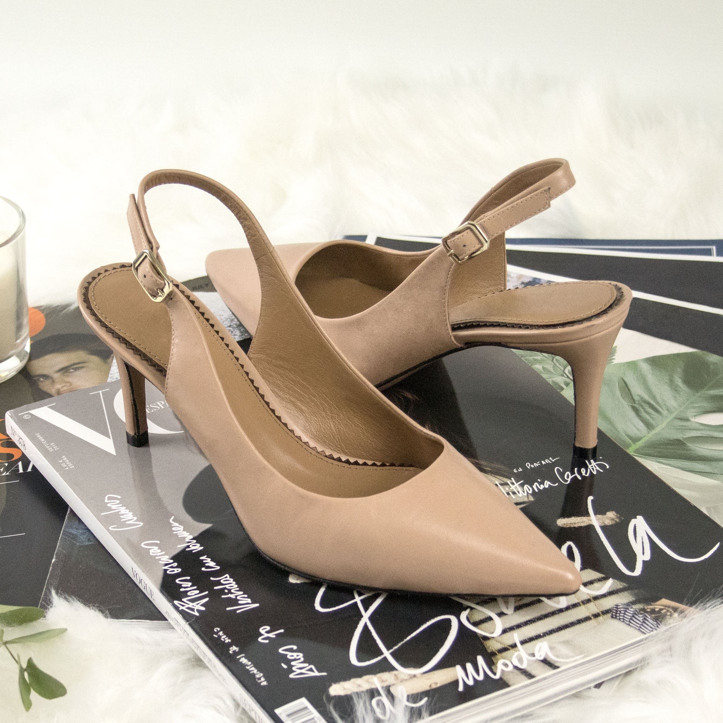 
                  
                    Bolgna Beige Heels
                  
                