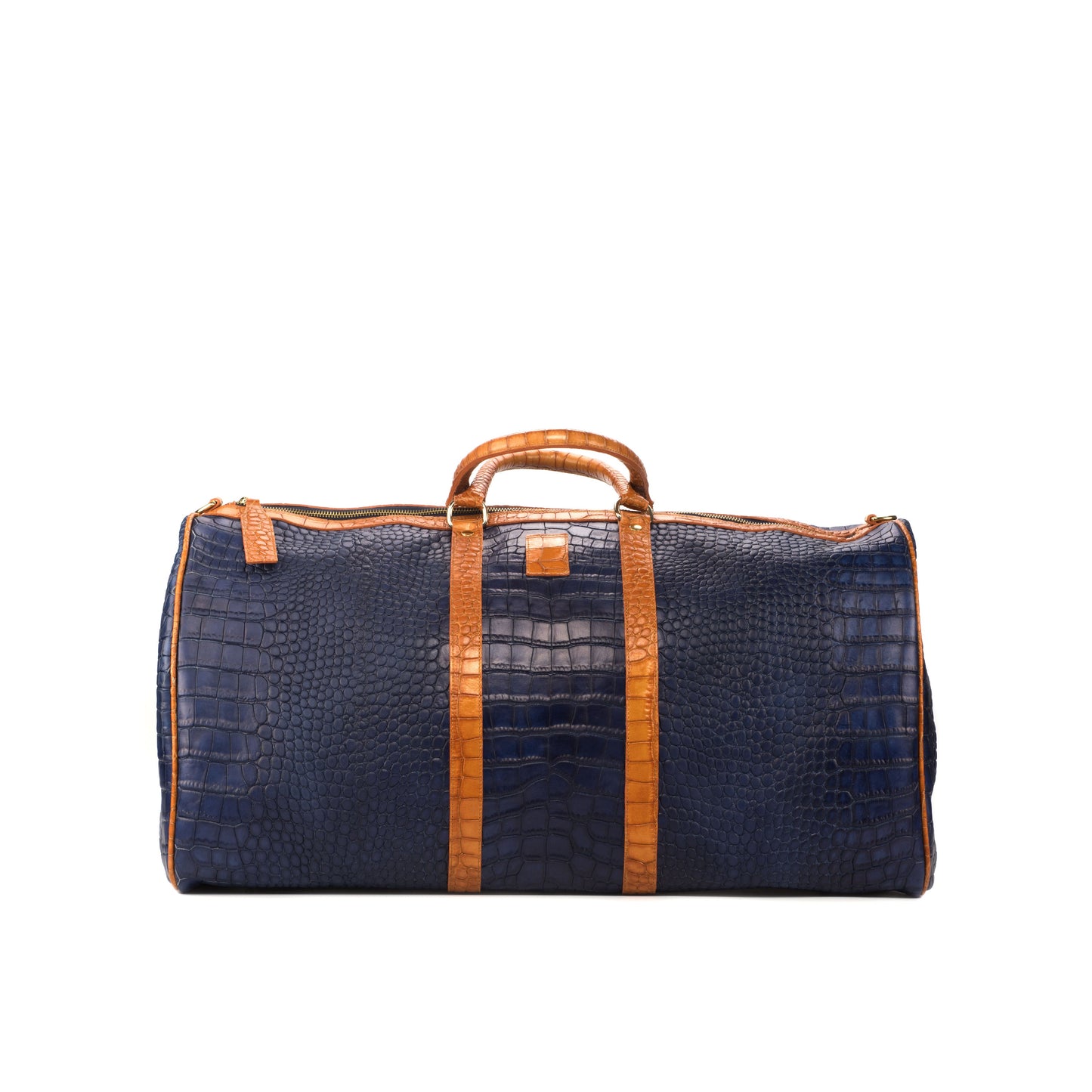 
                  
                    Navy Painted Croco Duffle Bag
                  
                
