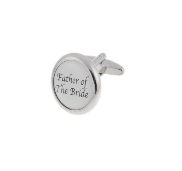 Father of The Bride Base Metal Cufflinks