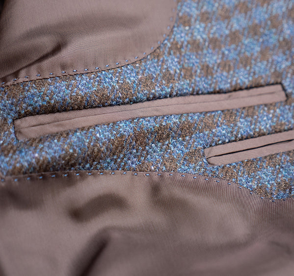 
                  
                    Toby Luper Signature Collection Blue & Brown Check Tweed
                  
                