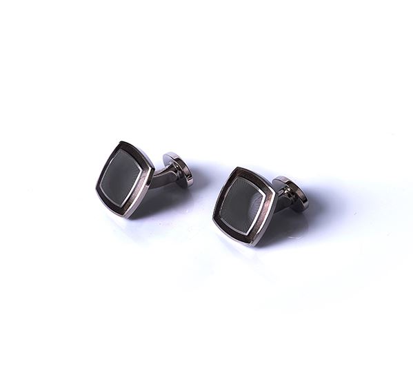 Cushion Square Base Metal Cufflinks