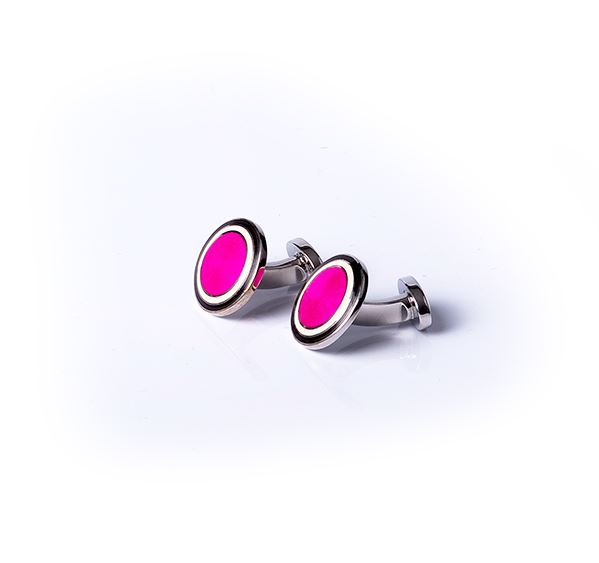 Round Edged Base Metal Cufflinks