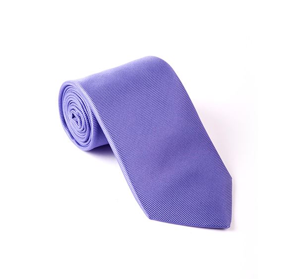 Lilac Plain Printed Tie