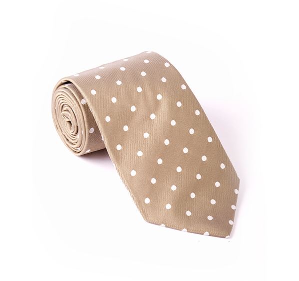 Fawn Spotted Woven Tie