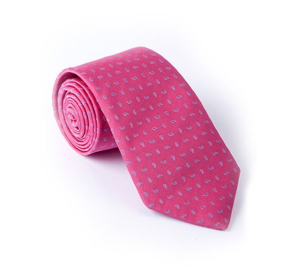 Pink Fancy Woven Tie