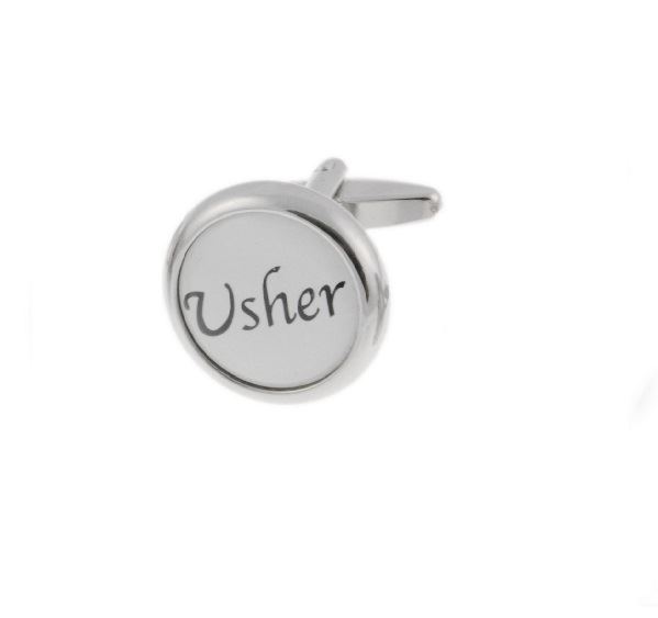 Usher Base Metal Cufflinks