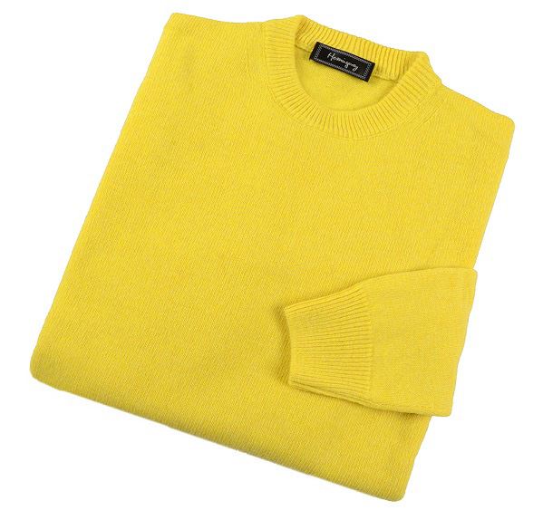 Mens yellow deals wool sweater
