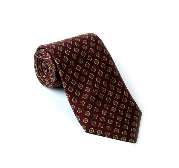 Maroon Fancy Printed Tie