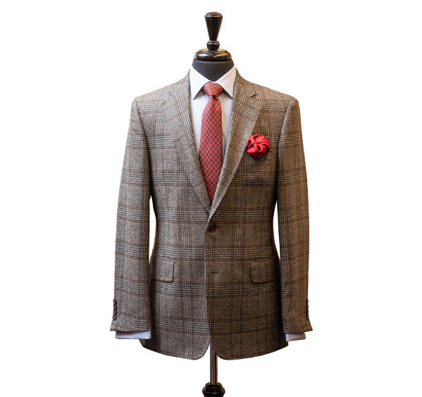 
                  
                    Toby Luper Signature Collection Brown & Grey Glen Check
                  
                