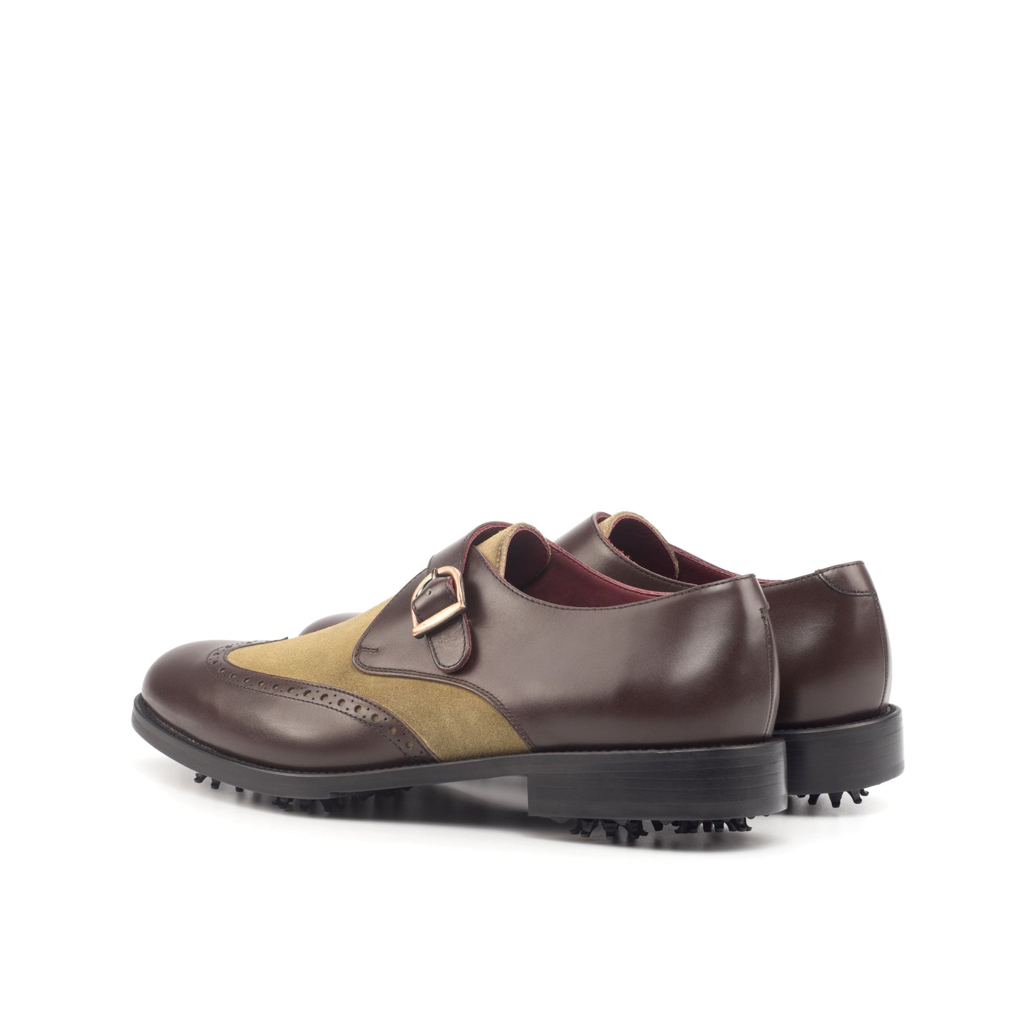 
                  
                    Single Monk Dark Brown Golf Shoe
                  
                
