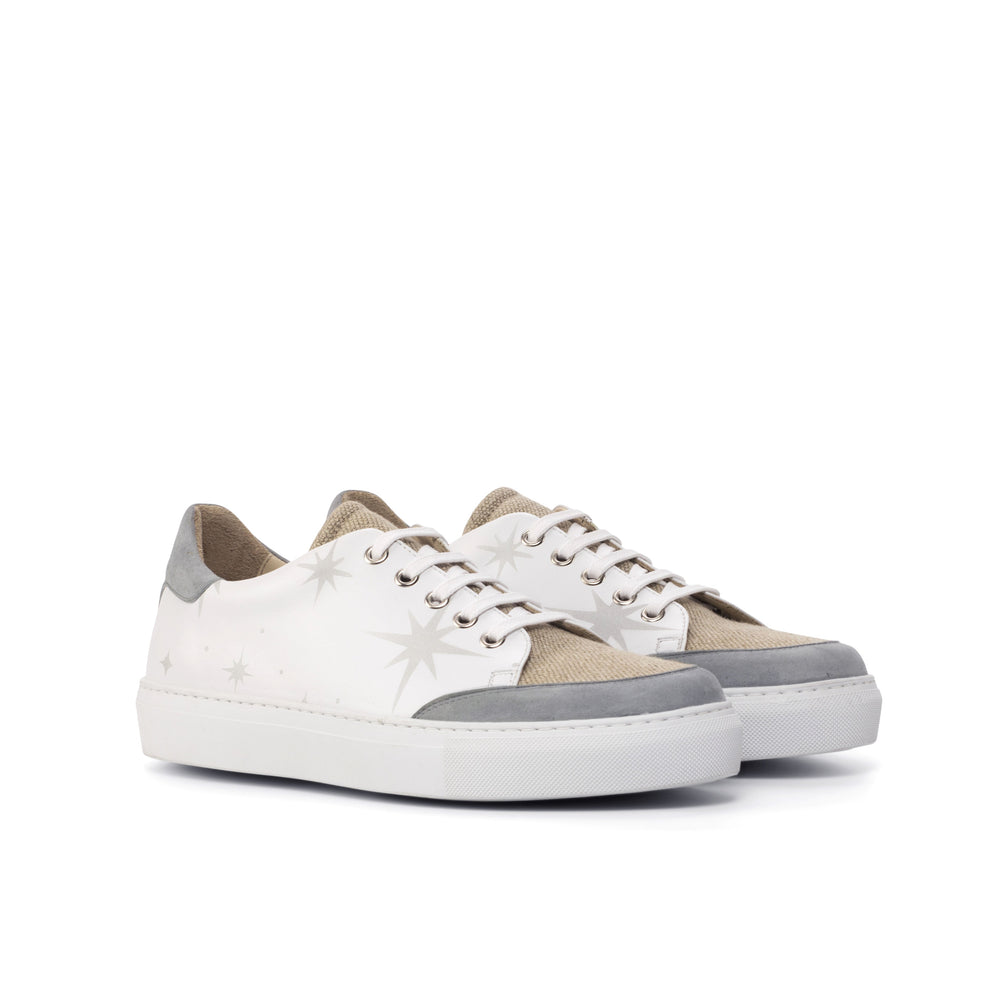 Ladies Trainers - Tennis Grey Stars