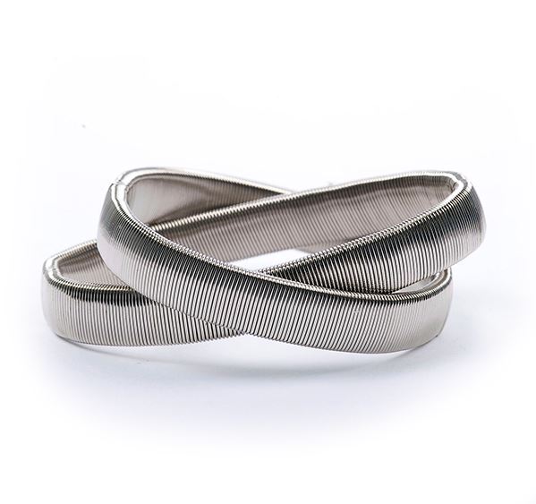 Nickel Plated Armbands (pair boxed)