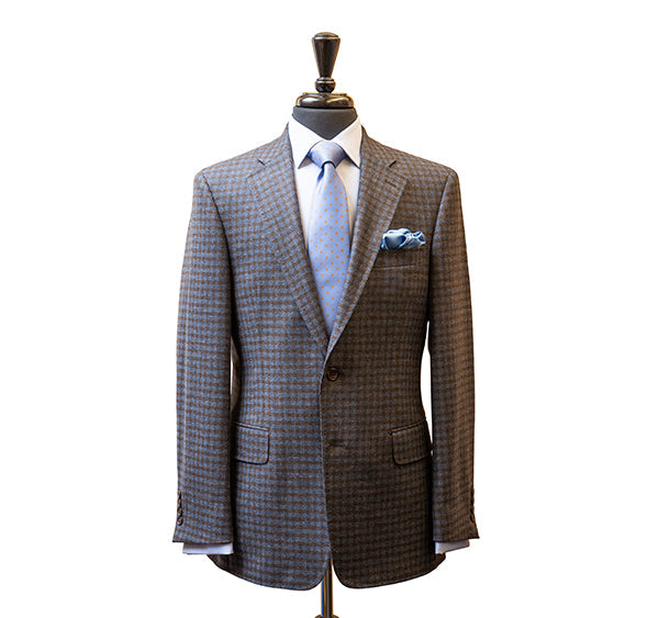 
                  
                    Toby Luper Signature Collection Blue & Brown Check Tweed
                  
                