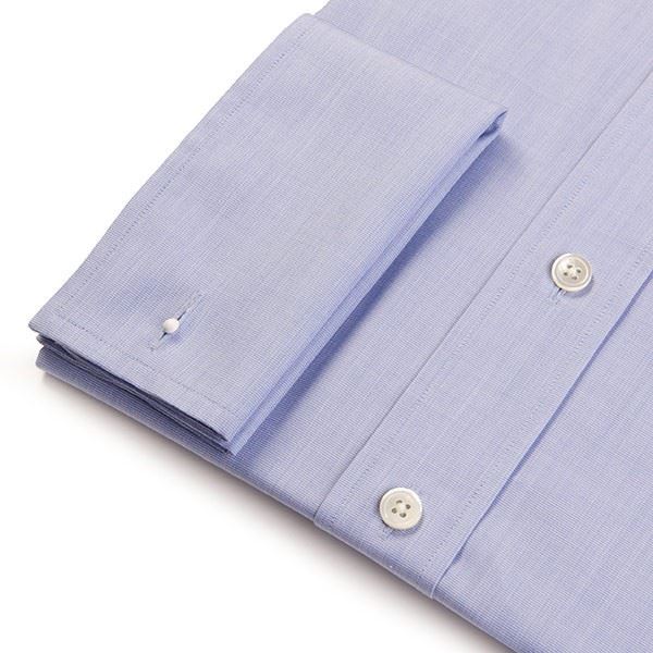 
                  
                    Slim Fit Men's Blue End on End Shirt
                  
                