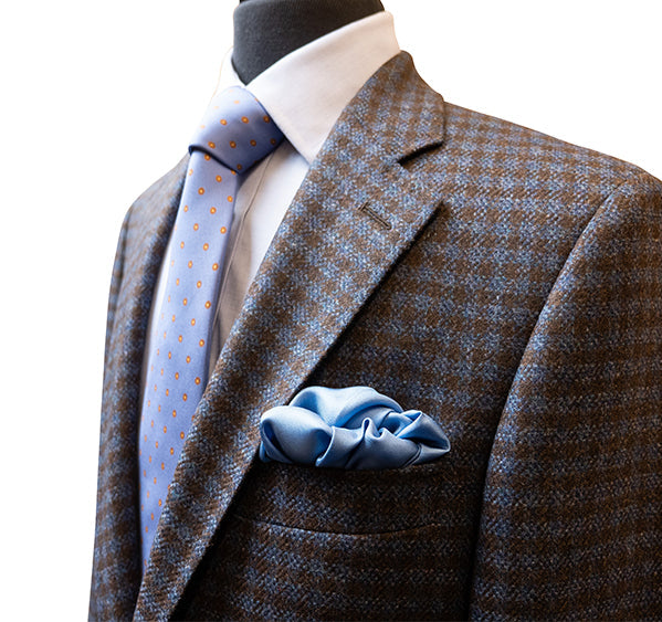 
                  
                    Toby Luper Signature Collection Blue & Brown Check Tweed
                  
                