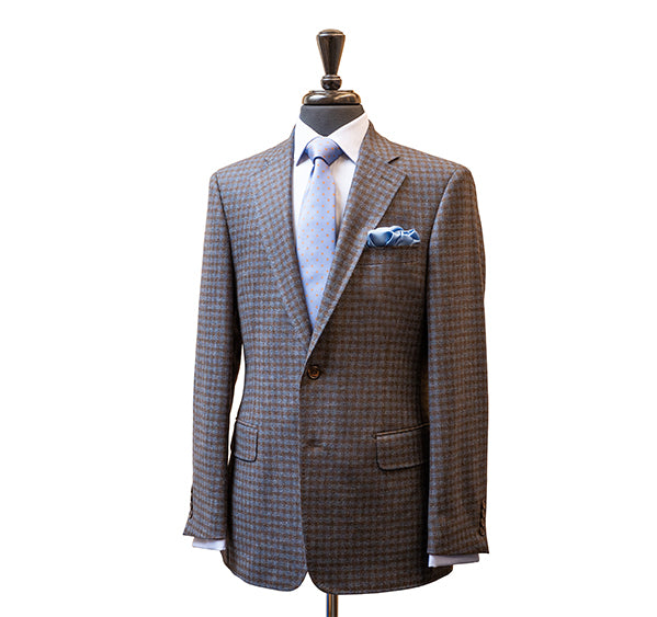 
                  
                    Toby Luper Signature Collection Blue & Brown Check Tweed
                  
                