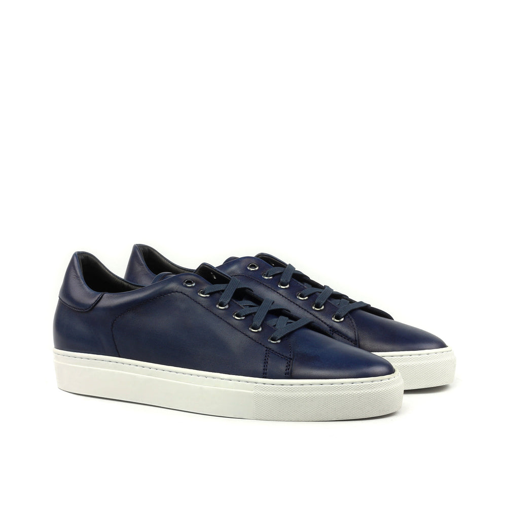 Polished Calf Navy Trainer