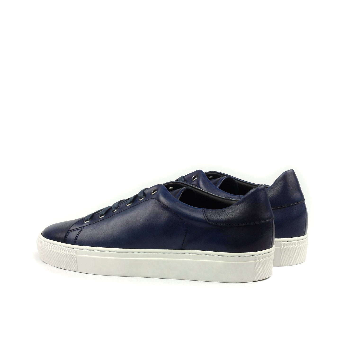 
                  
                    Polished Calf Navy Trainer
                  
                